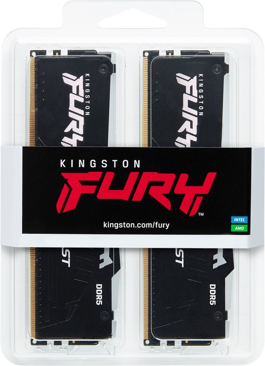 Productafbeelding Kingston FURY Beest RGB (2 x 32GB, 5200 MHz, DDR5 RAM, DIMM 288 pin)