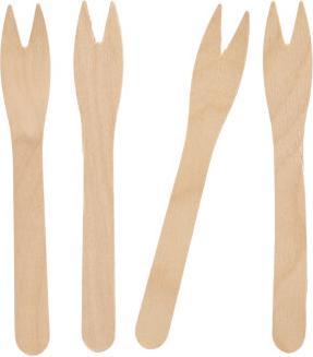 Immagine prodotto Papstar Forchette da snack "pure (500 x)