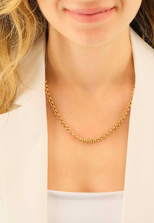 Immagine prodotto Muau Collana Erbs oro rosso 750, 5mm, 45cm (Oro rosa 750/18 carati, 45 cm)