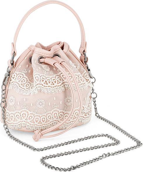 Immagine prodotto Abel & Lula Borsa a tracolla in pizzo rosa bianco