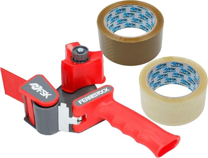 Image du produit FSK Klebebandrolle Rot Handbuch