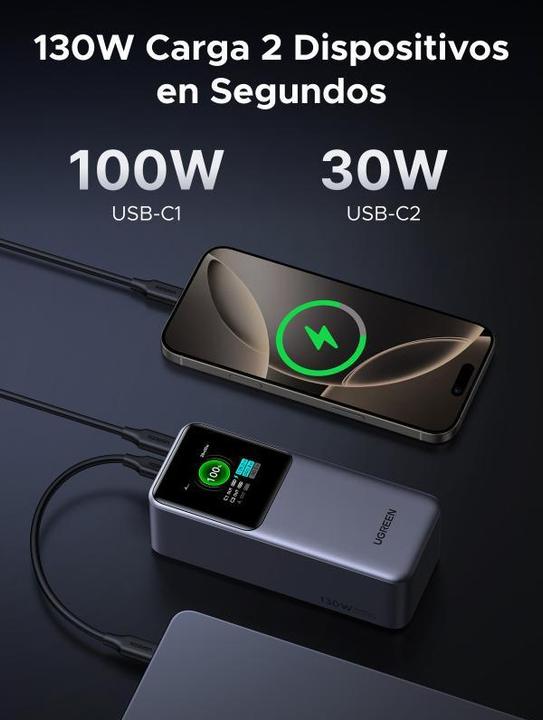 Productafbeelding Ugreen Nexode (20000 mAh, 130 W, 72 Wh)