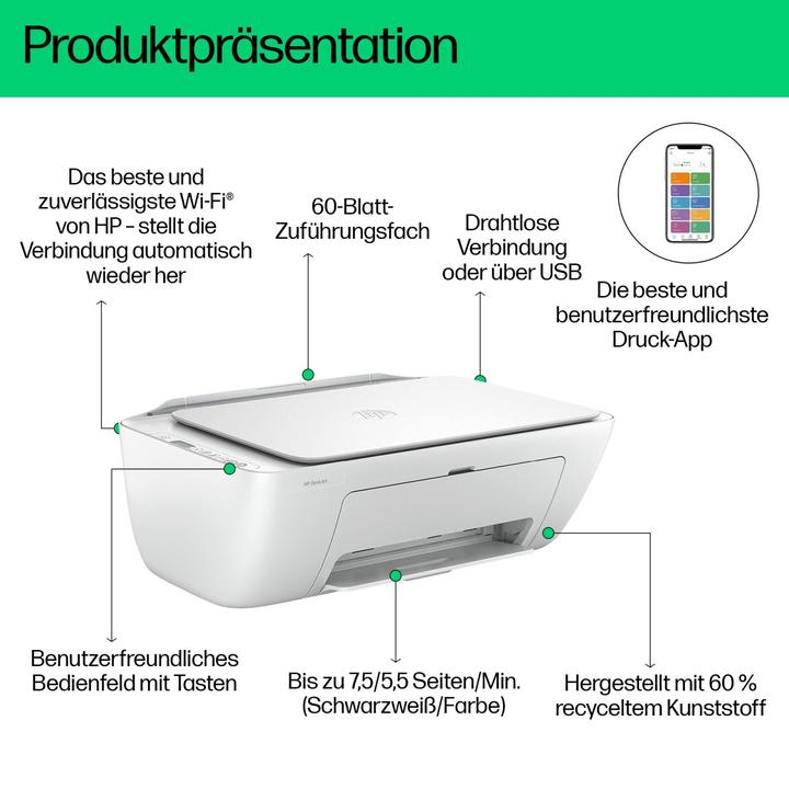 Productafbeelding HP DeskJet 2810e (Inktpatroon, Kleur)