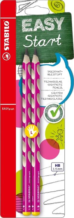 Produktbild STABILO EASYgraph pink 2er (3.15 mm, HB, 2 x)