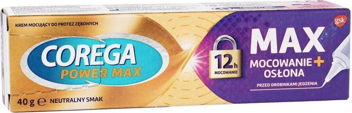 Produktbild Corega Max Cover Fixing Cream For Tooth Prosthies 40G