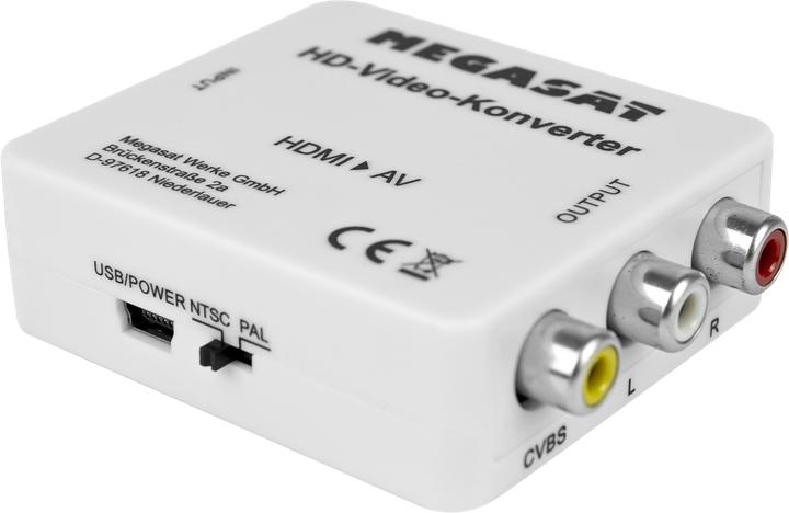 Produktbild Megasat AV Konverter HD-Video-Konverter (HDMI zu AV) (HDMI