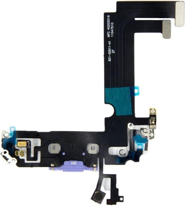 Actual product image - iPhone 12 mini Flex Cable with Charging Connector Purple (iPhone 12 Mini)