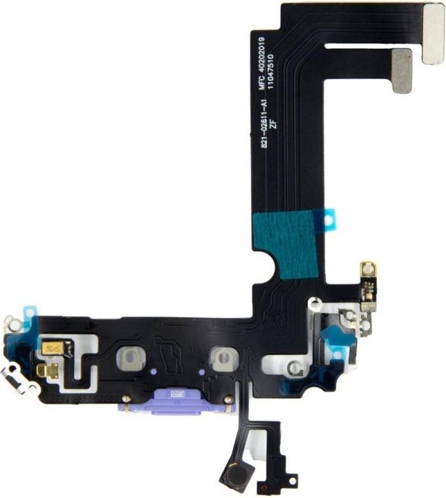 Immagine prodotto - Cavo flessibile per iPhone 12 mini con connettore di ricarica viola (iPhone 12 Mini)