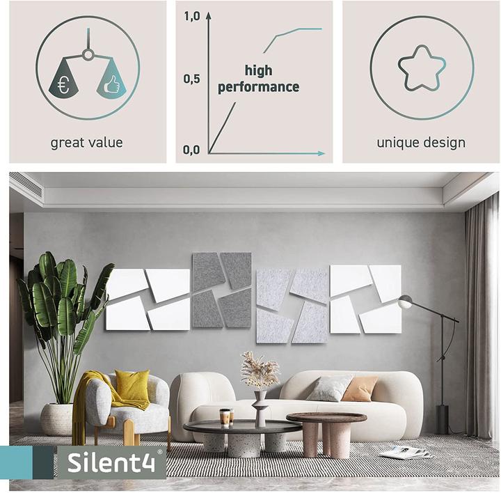 Produktbild Silent4 Schallabsorber Set (16 Stk.)