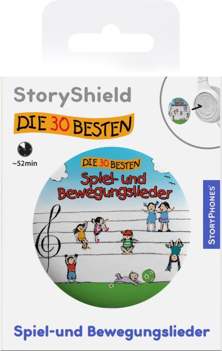 Produktbild StoryPhones StoryShield - Die 30 besten Spiel- und Bewegungslieder (Italienisch, Spanisch, Englisch, Französisch, Deutsch)