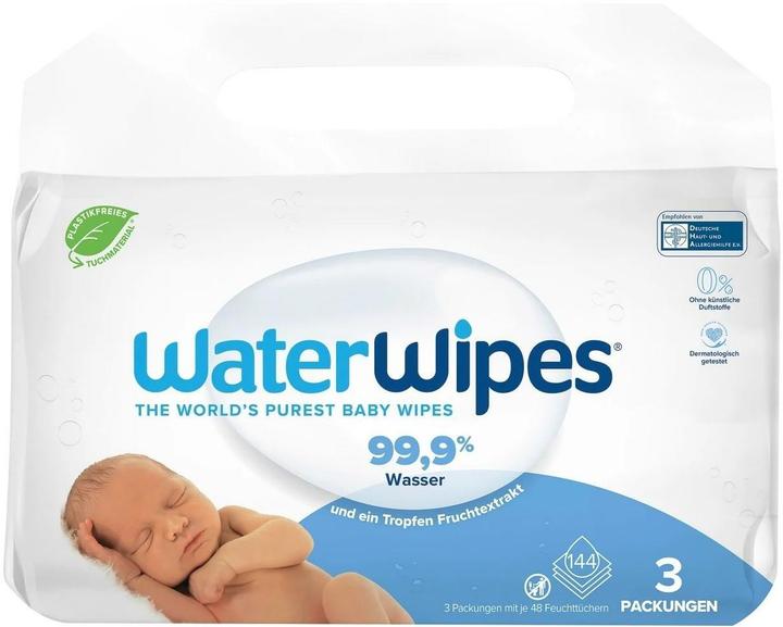 WaterWipes Salviette umidificate (3 x 48 pz.)