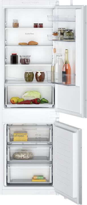 Actual product image Neff N 30, built-in fridge-freezer with bottom freezer compartment, 177.2 x 54.1 cm, drag hinge, KI786 (260 l)