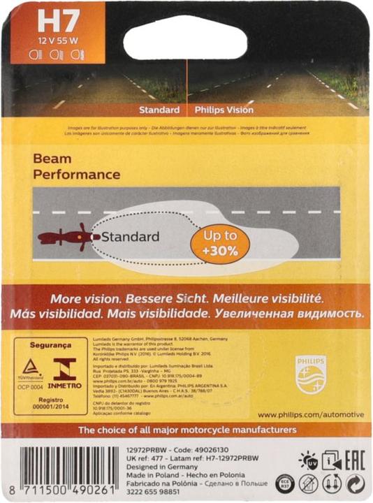 Produktbild Philips Vision Moto (H7)