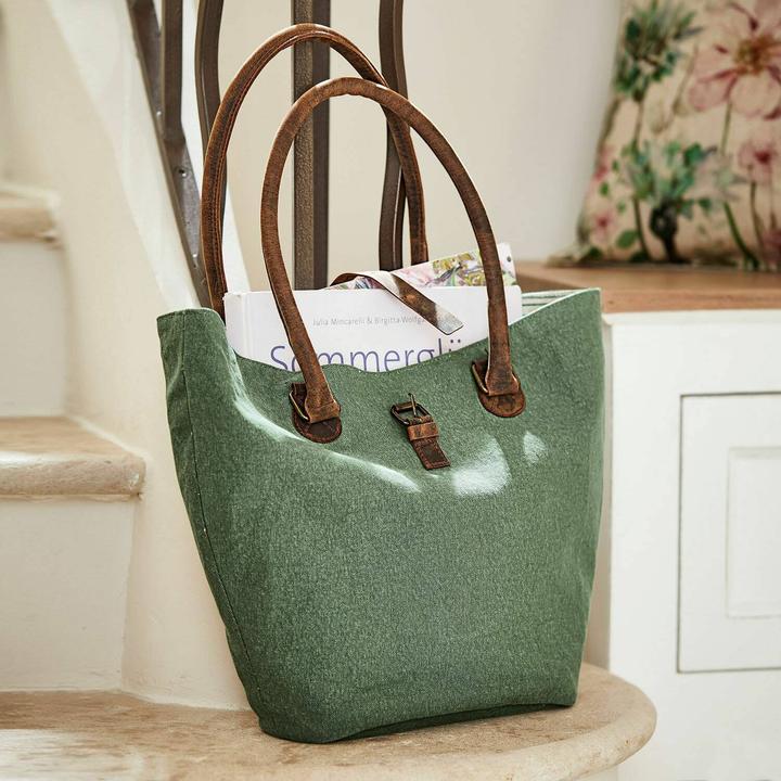 Immagine prodotto Loberon Borsa Ambre verde/marrone