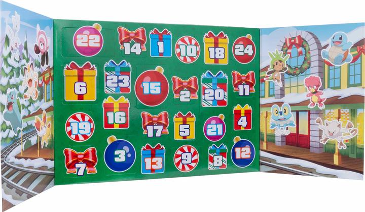 Actual product image Pokémon Advent calendar 24