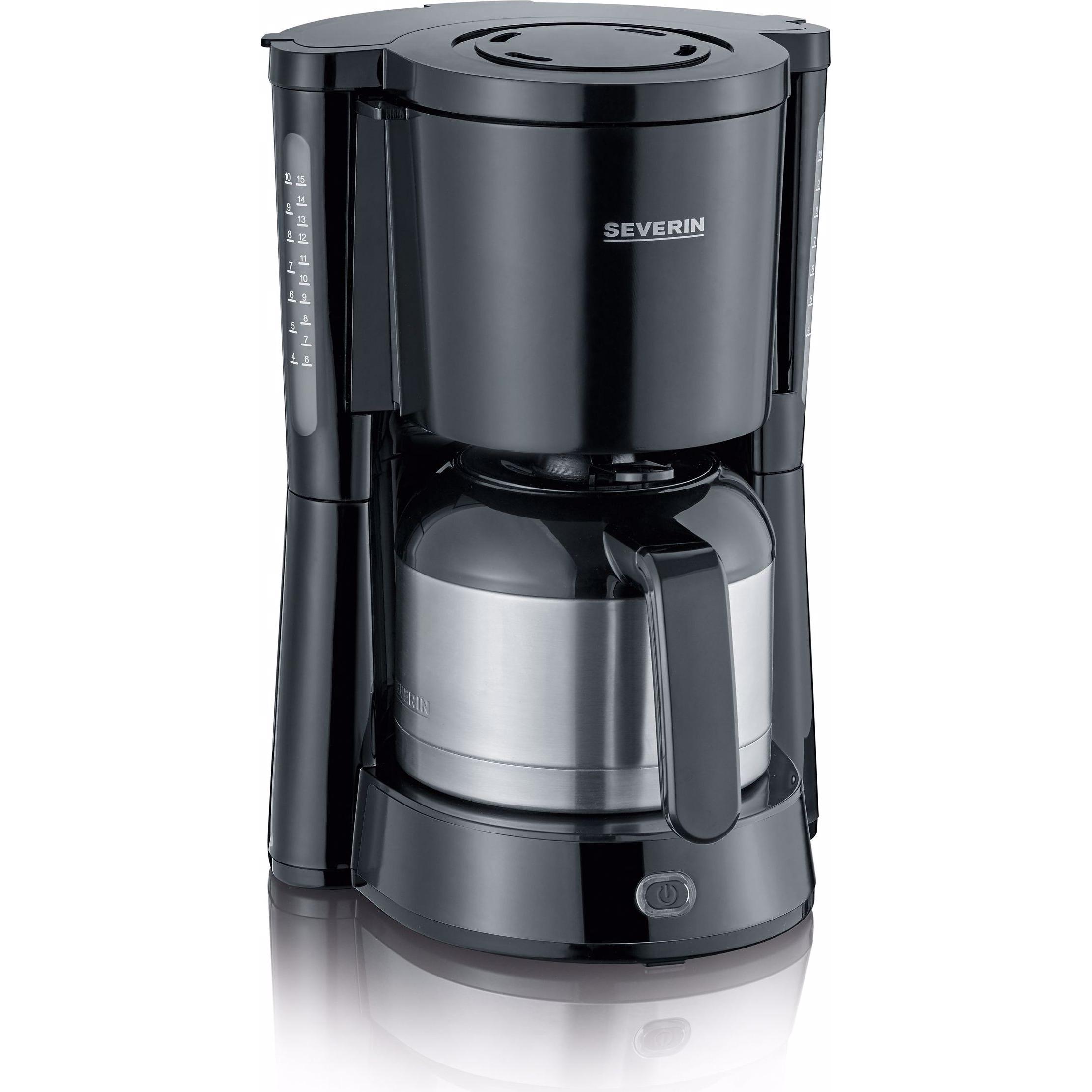 Severin DIE 4835, Filterkaffeemaschine, Schwarz