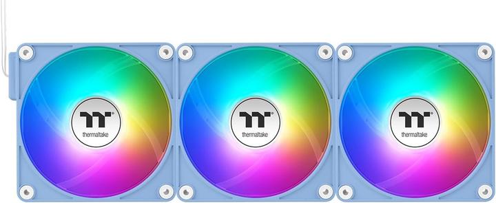 Actual product image Thermaltake TT CT120 EX ARGB Sync PC Cooling Fan 3 Pack Hydrangea Blue (120 mm, 3x)