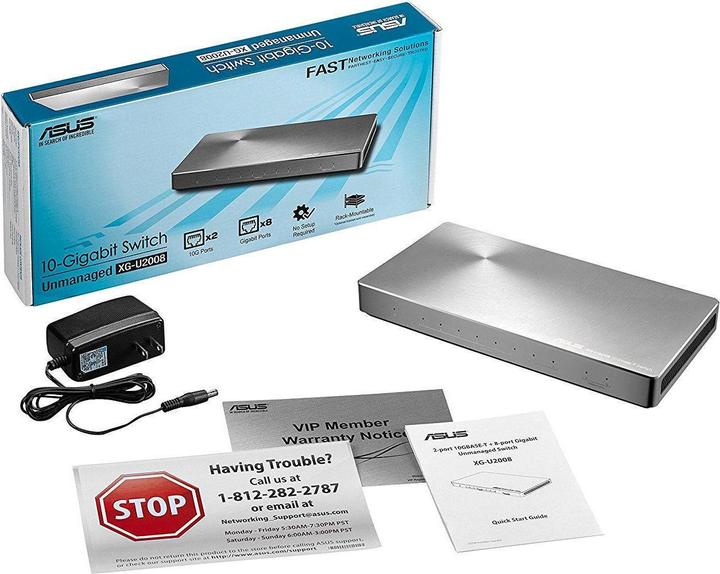 Actual product image ASUS Xg-U2008 (10 Ports)