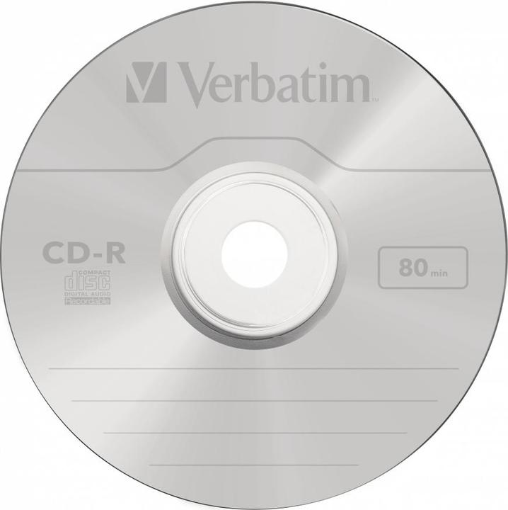 Image du produit Verbatim CD-R audio, 700MB/80Min, 16x (10 x)