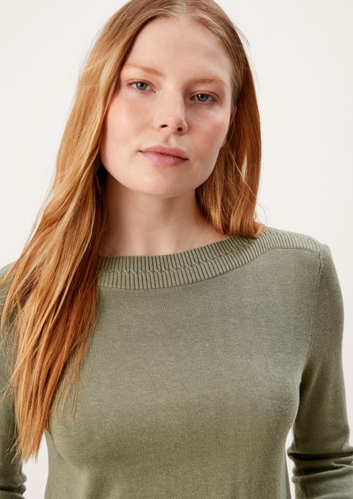 Produktbild S.Oliver Strickpullover Pullover mit U-Boot-Ausschnitt (32)