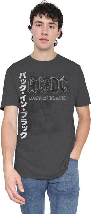 Actual product image AC/DC Unisex Adult Back in the Day Kanji T-Shirt (L)
