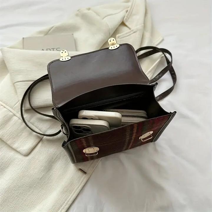 Actual product image Only-Bags.Store Vintage briefcase backpack, summer fashion versatile leisure shoulder bag
