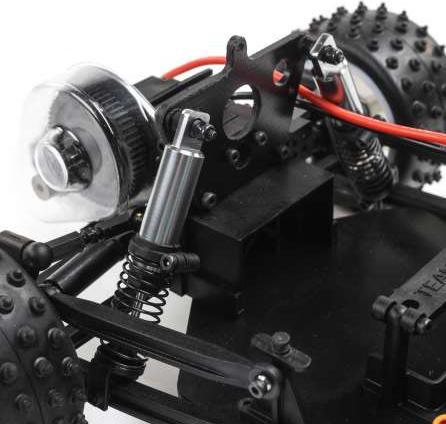 Actual product image Losi Mini JRX2 Electric Brushed Buggy 2WD 1:16 RTR Red (RTR Ready-to-Run)