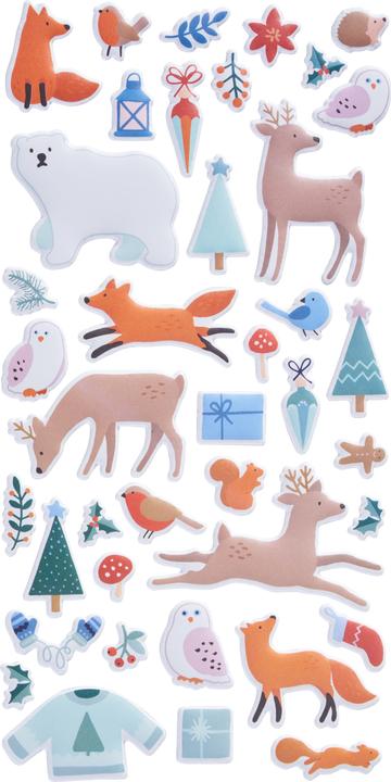 Produktbild Artemio Puffy Sticker "Woodsy Christmas"