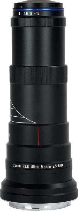 Venus Optic Laowa 25mm f/2.8 2.5-5x UltraMacro Canon RF (Canon RF, Plein format)