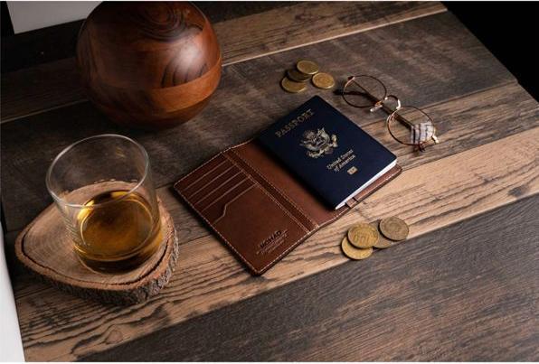 Actual product image Nomad Passport Wallet