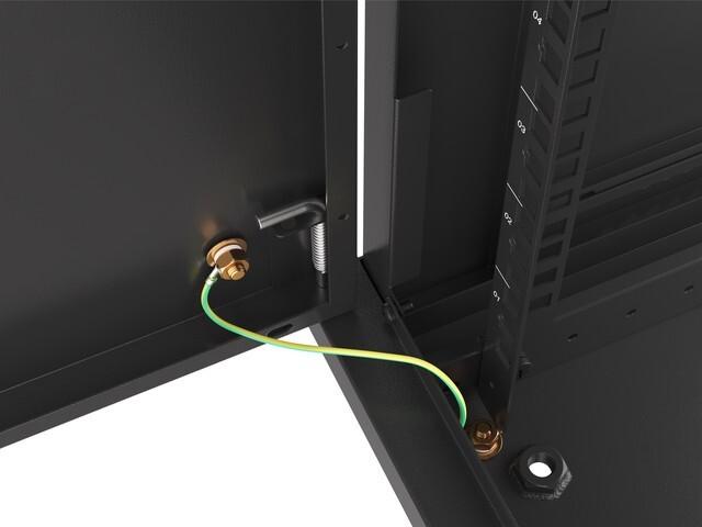 Actual product image Lanberg WF01-6606-00B Rack 6U Wall Mounted Shelf (6 RU, 19 inch rack)