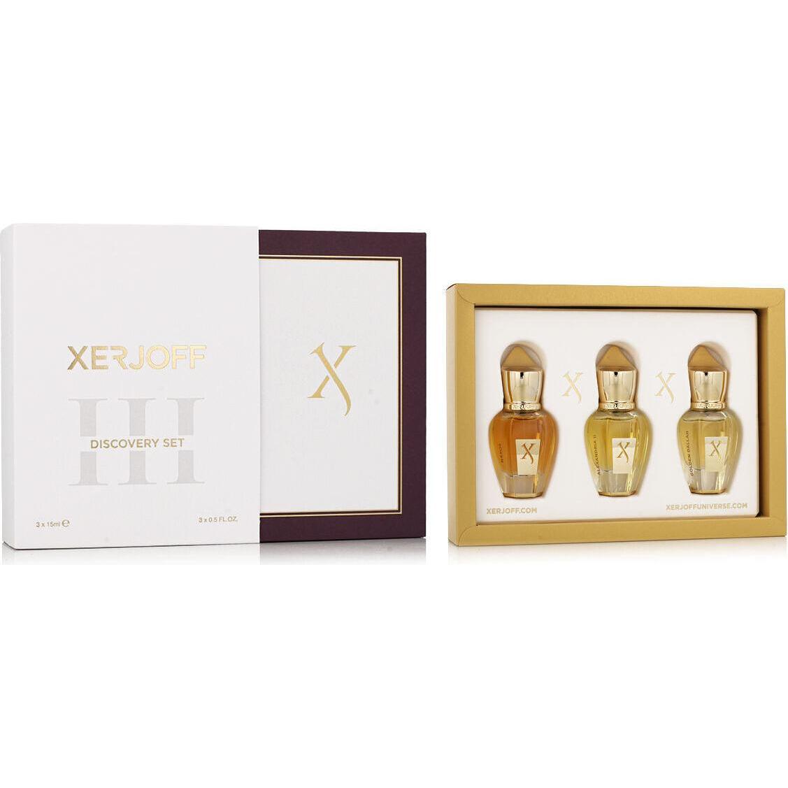 XerJoff, Schoonheidsgeschenkset, Naxos + Alexandria II + Golden Dallah (Parfum set)