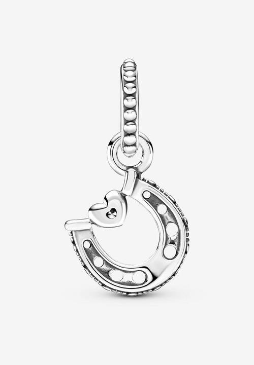 Actual product image Pandora Horseshoe and Heart (Silver 925, Stone)