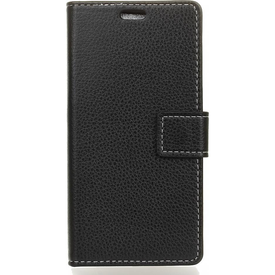 Screenguard Huawei P10 Lite Leather Guard Lederhülle (Huawei P10 Lite), Smartphone Hülle, Schwarz