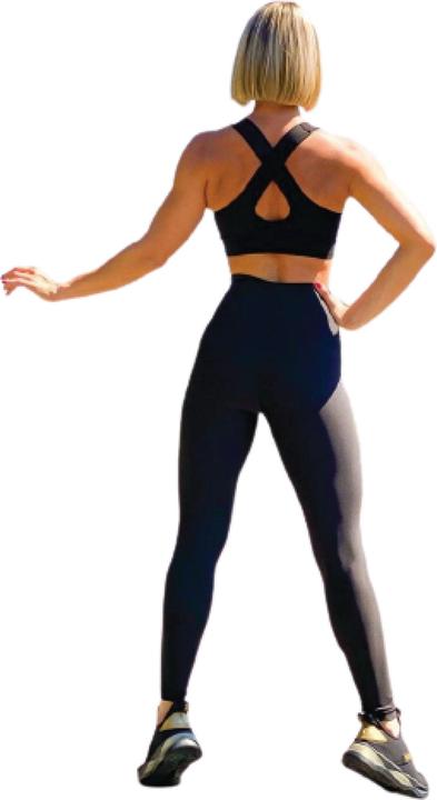 Actual product image Lismina 101 Single Crossed Sport Bra (XL)