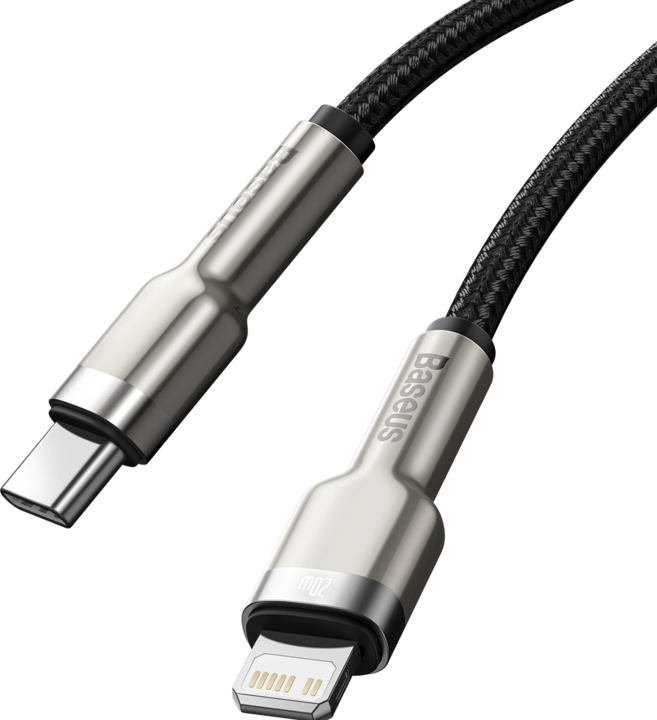 Actual product image Baseus USB C – Lightning (0.25 m, USB 3.0)