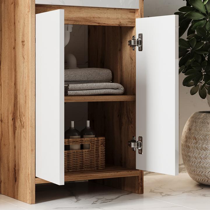 Produktbild Vicco Lemgo mit Waschbecken und 2 Flügeltüren