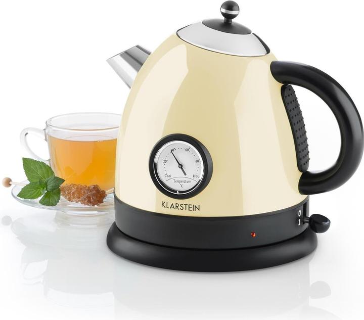 Actual product image Klarstein Aquavita Cream Kettle 1.5 litre 2200 Watt (1.50 l)