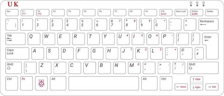 Image du produit Raspberry Pi Ordinateur monocarte 400 Keyboard FR 4 x 1.8 GHz