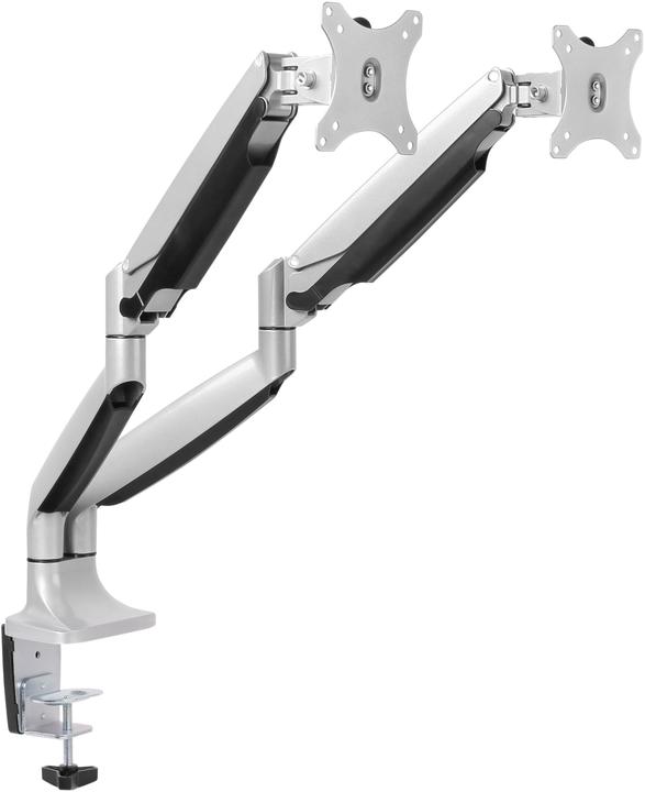 Actual product image Mozi Dual Gas Spring Desk Stand -p??yt??jalka kahdelle n??yt??lle (Table)