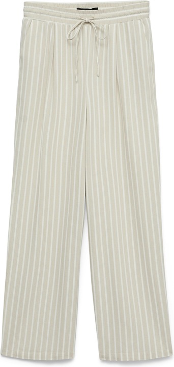 Vero Moda VMJESMILO Mittlere Taille Hose Hose mit weitem Beinschnitt