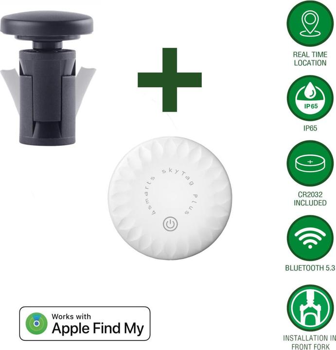 Produktbild 4smarts SkyTag Schwarz/Weiss, Verbindungsmöglichkeiten: Bluetooth (iOS)