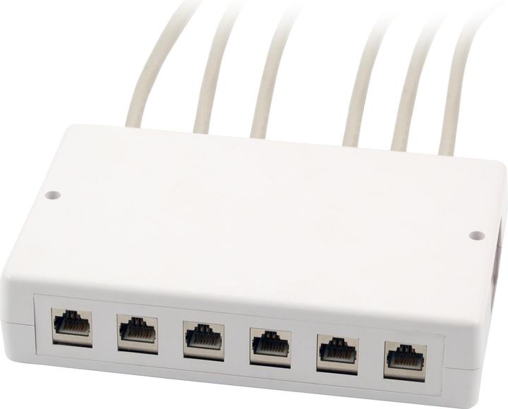 Actual product image EFB Elektronik EFB Keystone distribution box surface mount 6/12 port