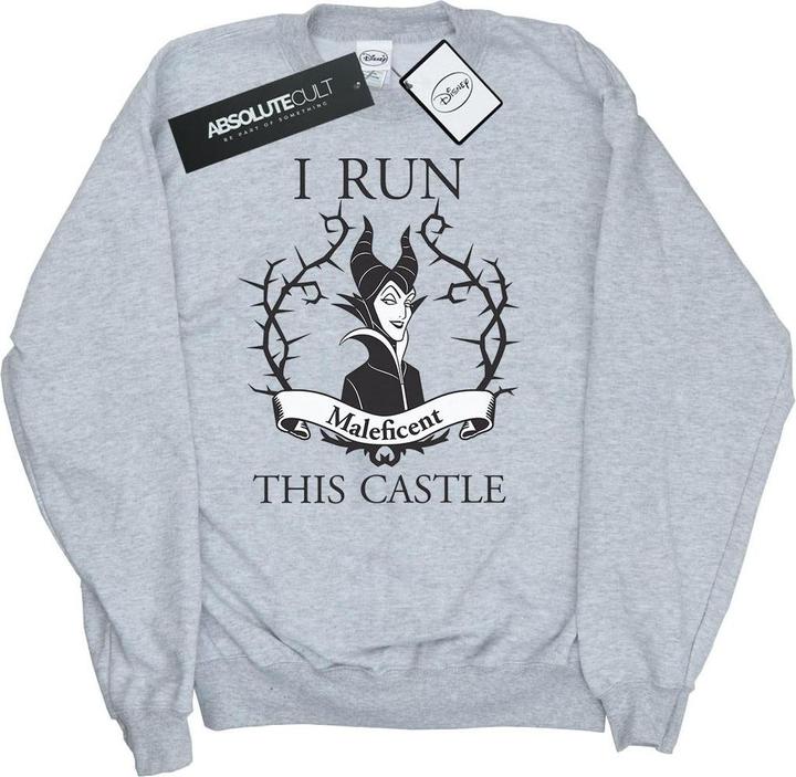 Image du produit Disney - Sweat MALEFICENT RUN THIS CASTLE - Femme (M)