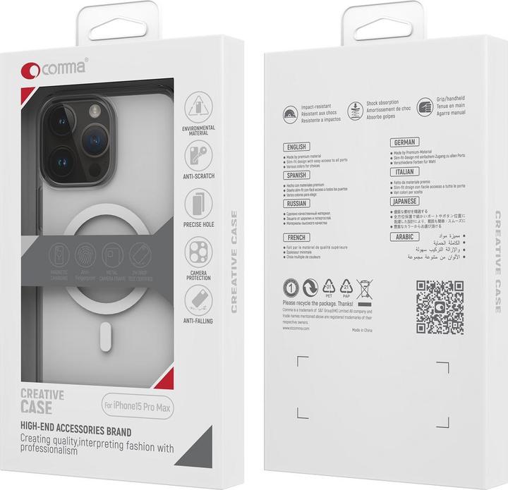 Immagine prodotto Comma custodia Elemental Mag per iPhone 15 Plus trasparente (Apple iPhone 15 Plus)