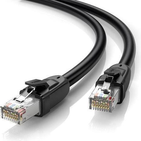 Image du produit Ugreen Câble Ethernet Cat 8 CLASS?S/FTP RJ45 1m (noir) (U/FTP, CAT8.1, 1 m)