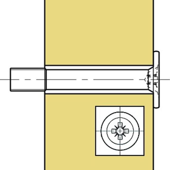 Produktbild Werkstarck Möbelgriffschrauben