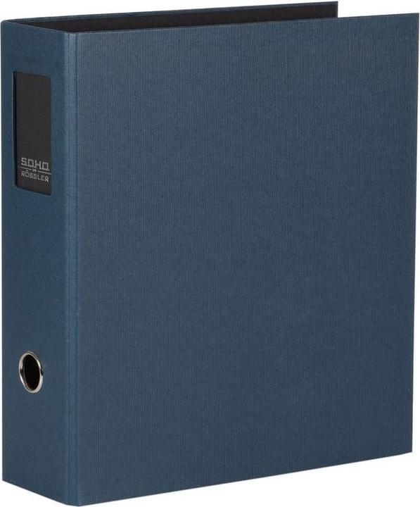 Produktbild Rössler Ordner Soho navy (A4, 80 mm, 1 Stk.)
