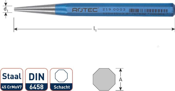 Immagine prodotto Rotec 219.0009 2190009 Durchbruch 6 mm
