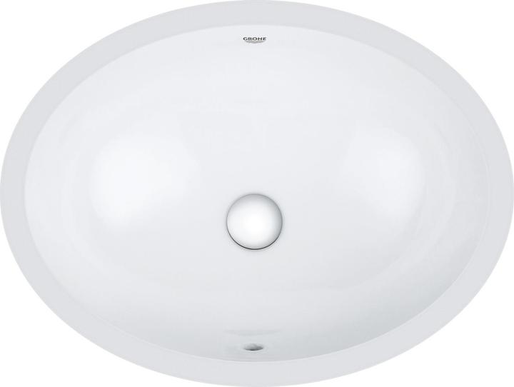 Actual product image Grohe Undercounter washbasin UNI with overflow 560x420mm alpine white (420 mm, 560 mm)